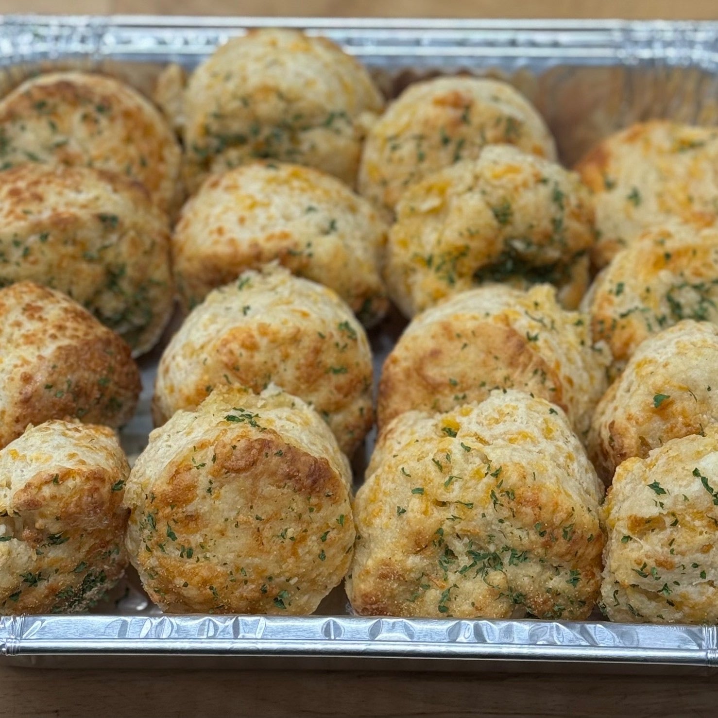Garlic Cheddar Biscuits - Catering