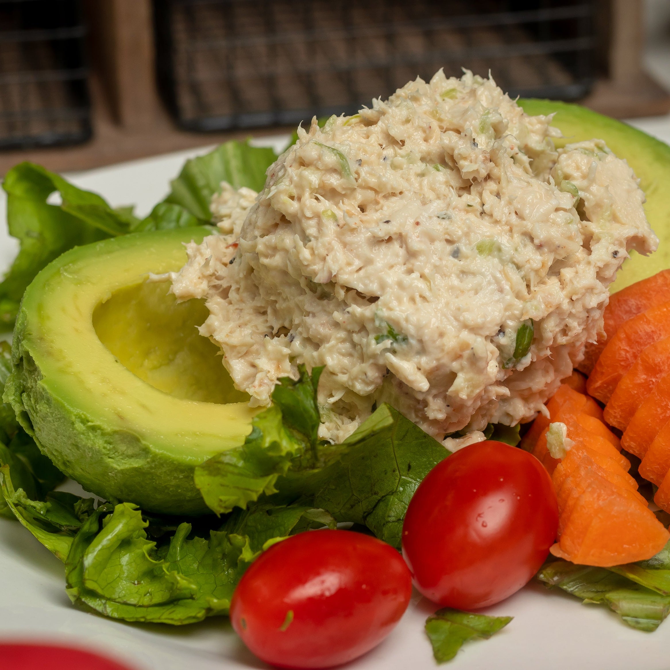 Chicken Salad Stuffed Avocado - Lunch&Go